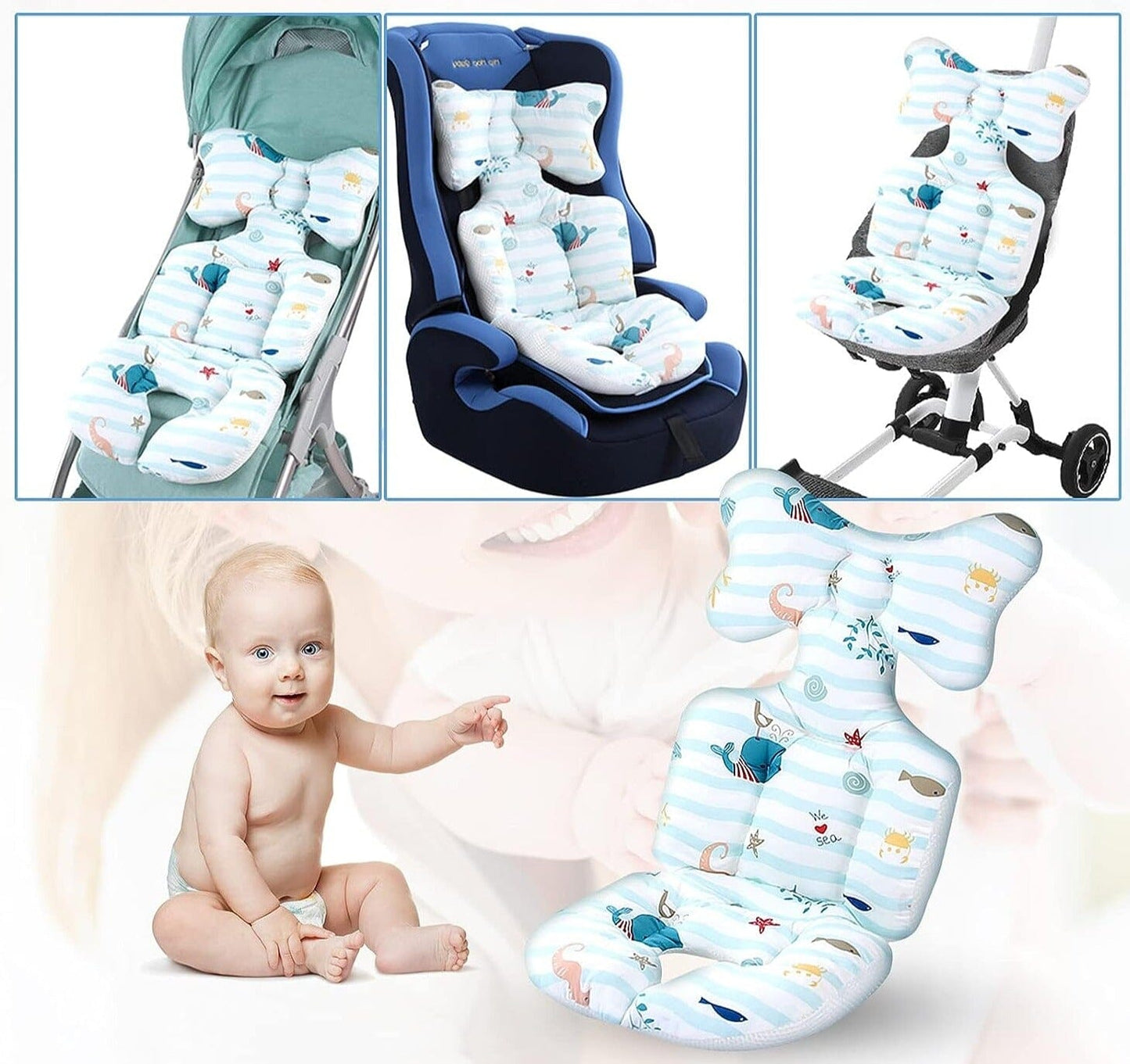 ComfyBabe™ - Coussin siège et poussette Auto - Enfants fabuleux